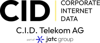 CID Corporate Internet Data logo for C.I.D. Telekom AG, part of jatc group